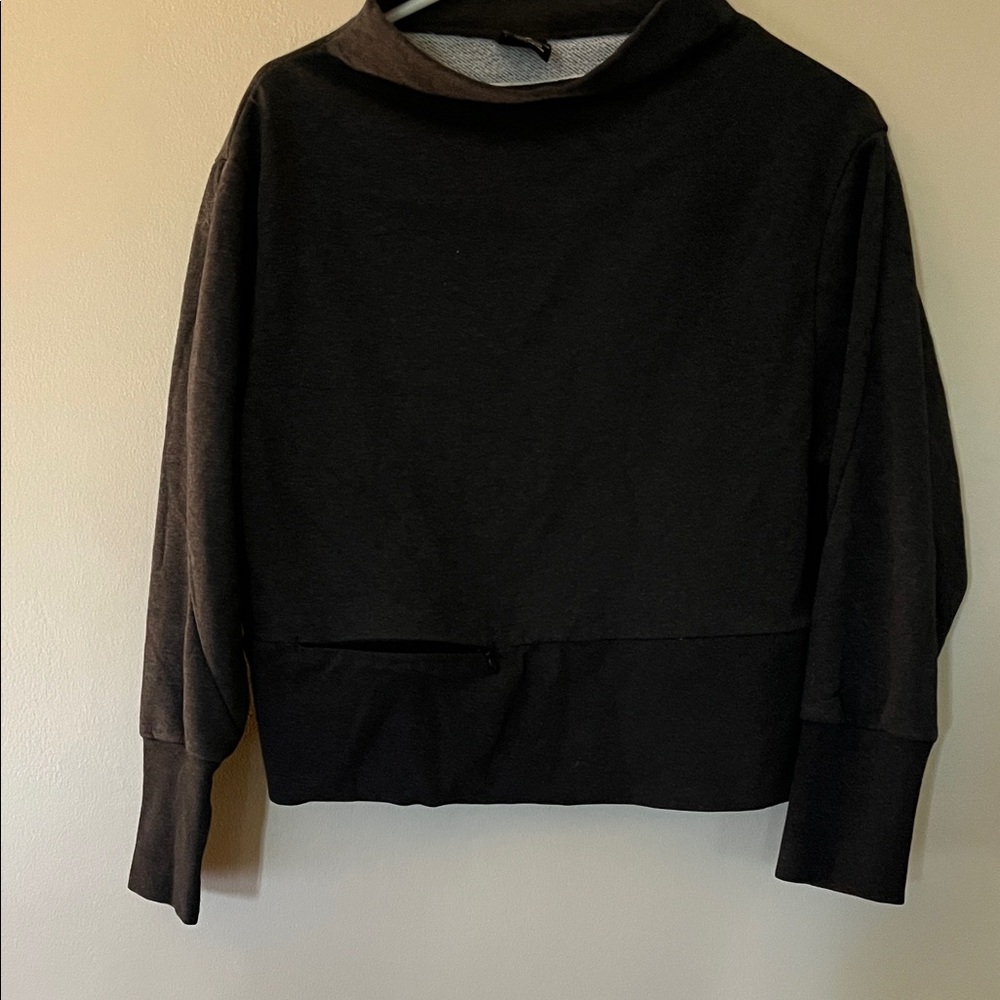 Nike Women's Gray Cowl Neck Sweatshirt